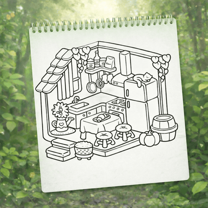 Little Corner Coloring Book - The Spectrum Stories