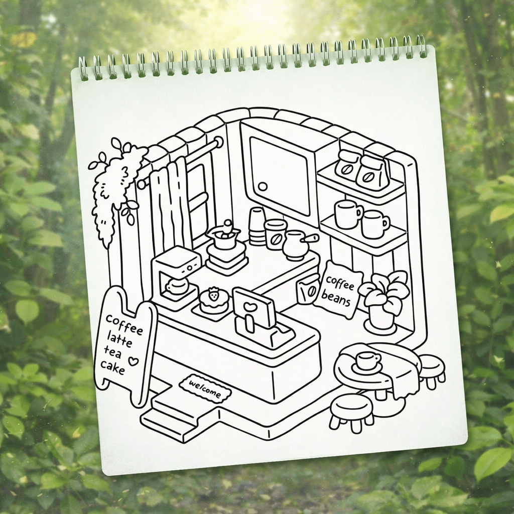 Little Corner Coloring Book - The Spectrum Stories