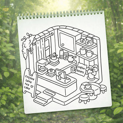 Little Corner Coloring Book - The Spectrum Stories