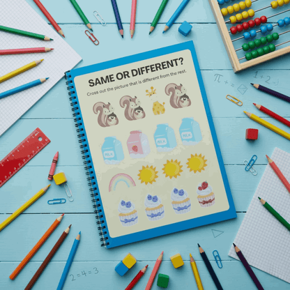 Math Readiness for Kids - Premium Preschool Activity Book - The Spectrum Stories