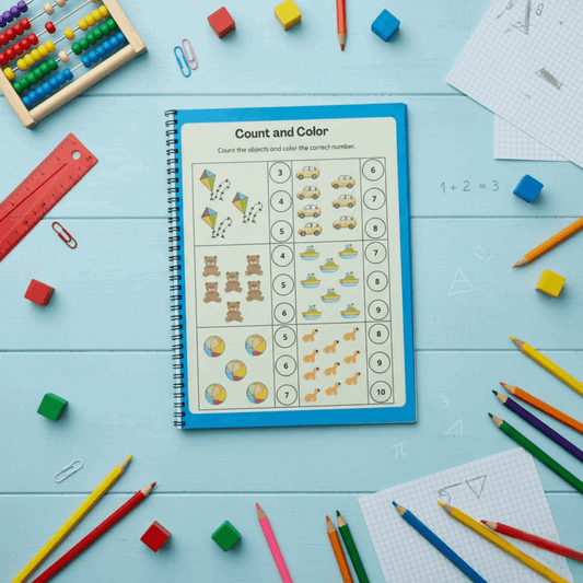 Math Readiness for Kids - Premium Preschool Activity Book - The Spectrum Stories