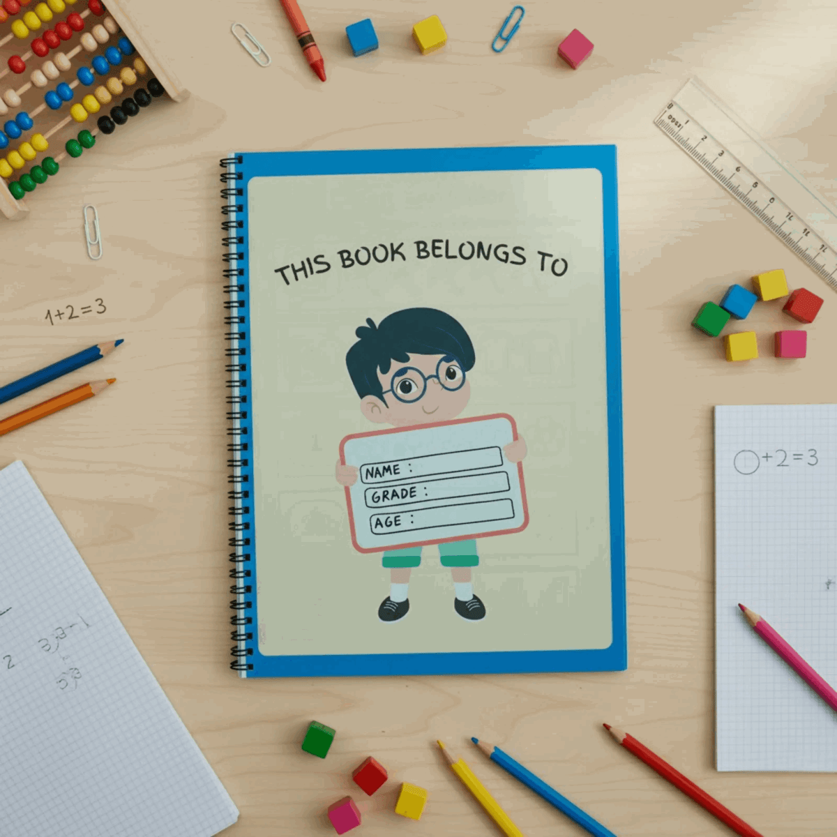 Math Readiness for Kids - Premium Preschool Activity Book - The Spectrum Stories