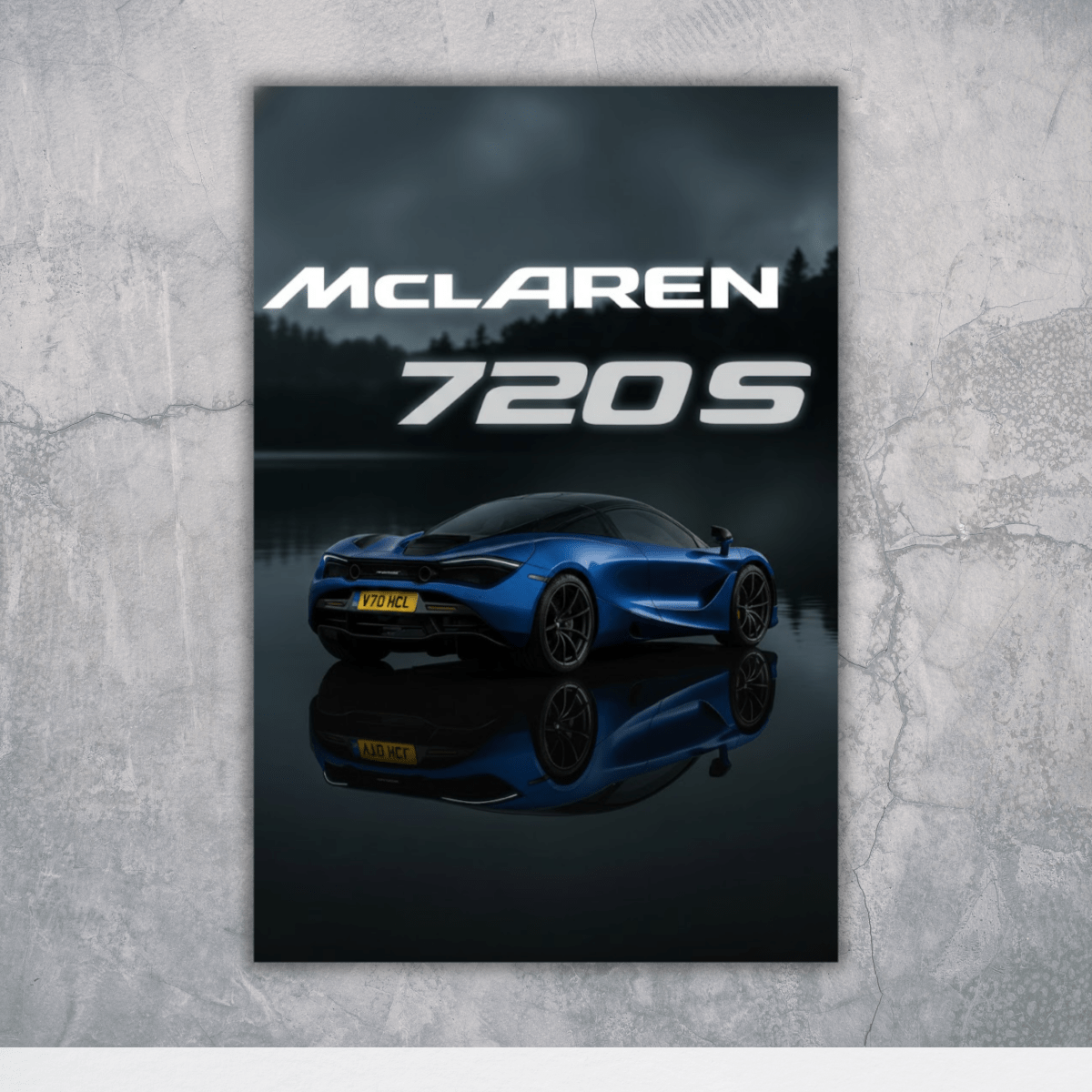 McLaren 720S – Premium Poster - The Spectrum Stories