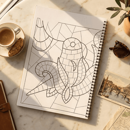 Mosaic Magic Coloring Book – Artistic Patterns for Calm & Creativity - The Spectrum Stories