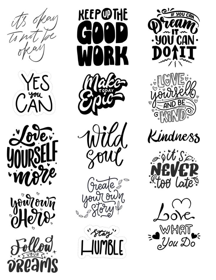 Motivational - Strength & Persistence | Pack of 15 Sticker's (Copy) - The Spectrum Stories