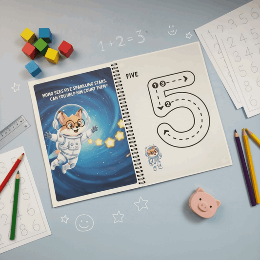 Number Tracing Workbook for Kids | Numbers 1 - 10 - The Spectrum Stories