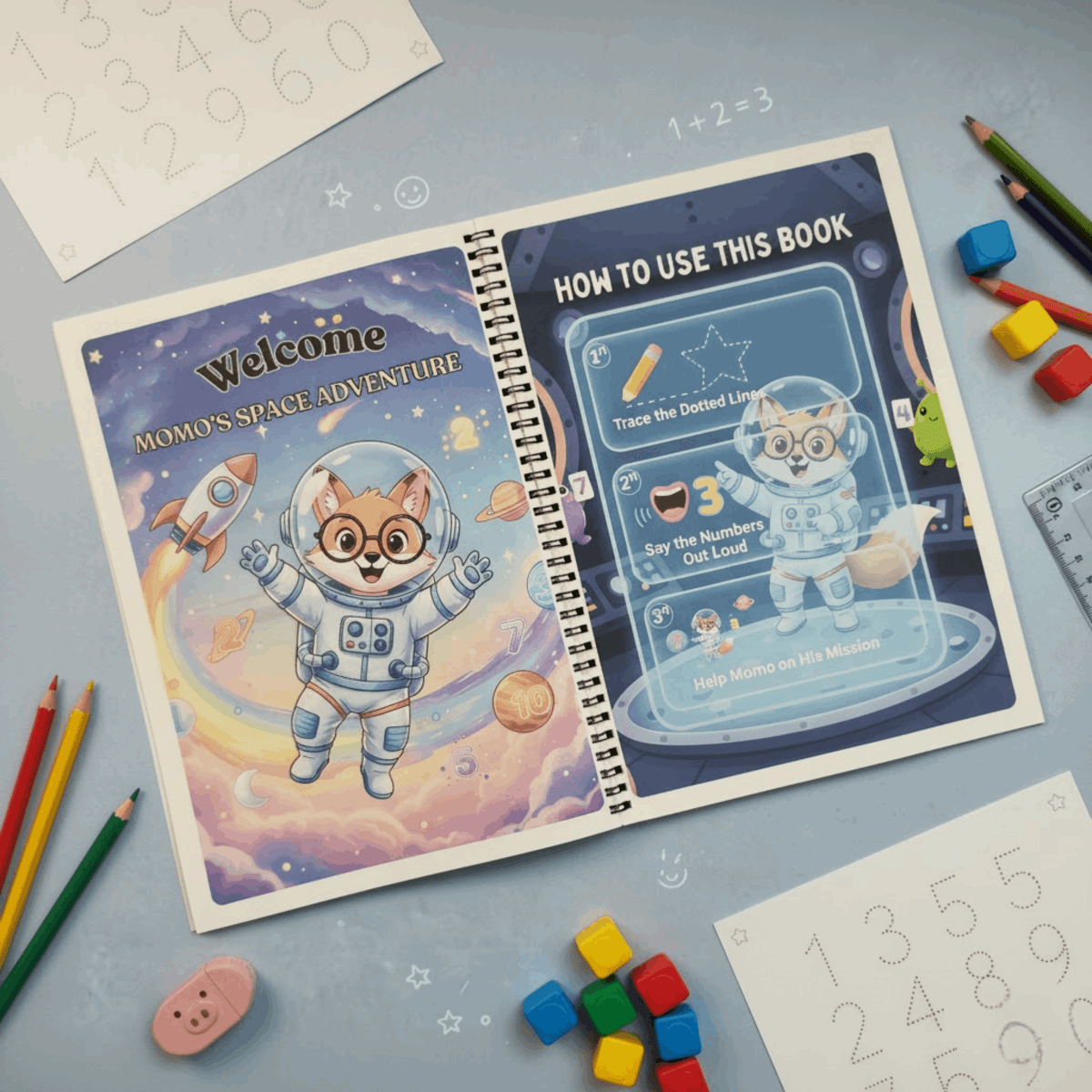 Number Tracing Workbook for Kids | Numbers 1 - 10 - The Spectrum Stories