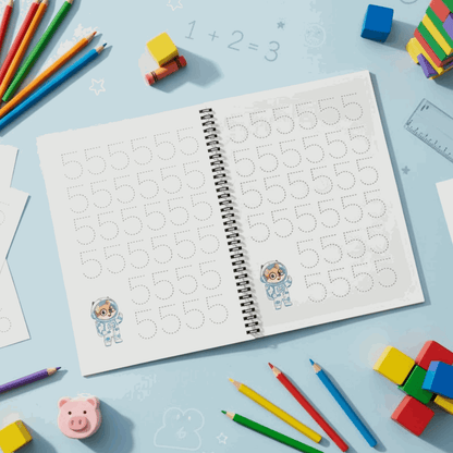 Number Tracing Workbook for Kids | Numbers 1 - 10 - The Spectrum Stories