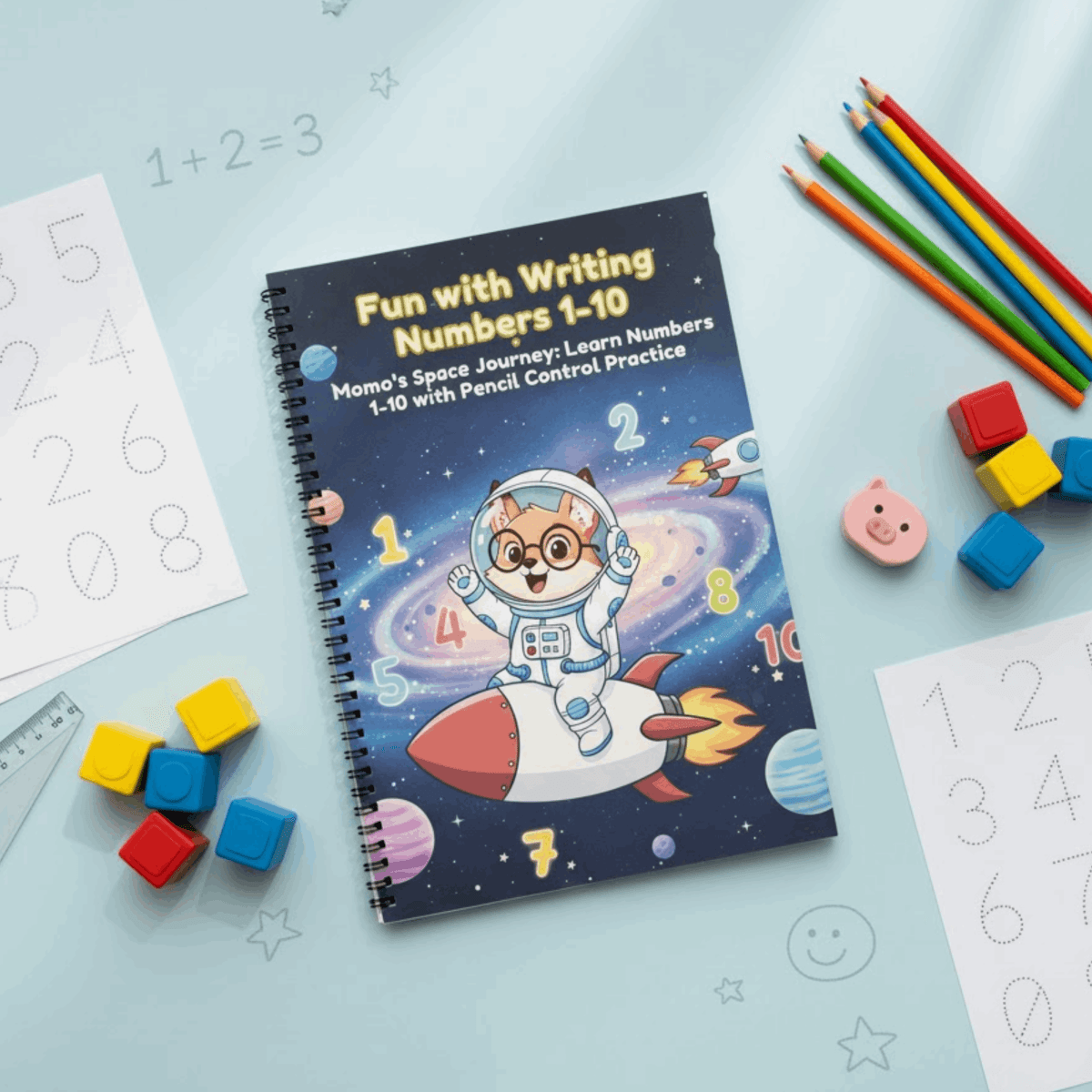 Number Tracing Workbook for Kids | Numbers 1 - 10 - The Spectrum Stories