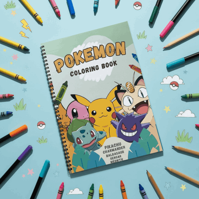 Pokemon Coloring Book for Boys & Girls – Adventure Fun Activity Book | Large 8.5x11 Edition