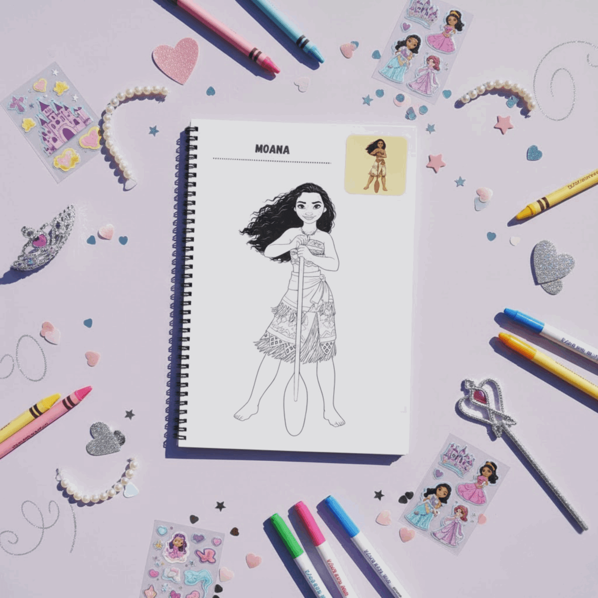 Princess Coloring Book for Girls – Magical Royal Activity Book | Large 8.5x11 Pages - The Spectrum Stories