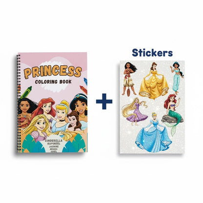 Princess Coloring Book for Girls – Magical Royal Activity Book | Large 8.5x11 Pages - The Spectrum Stories