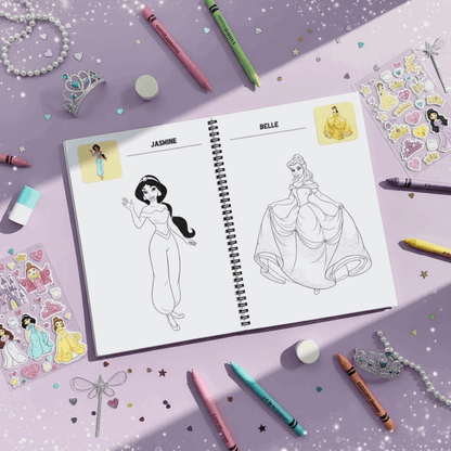 Princess Coloring Book for Girls – Magical Royal Activity Book | Large 8.5x11 Pages - The Spectrum Stories