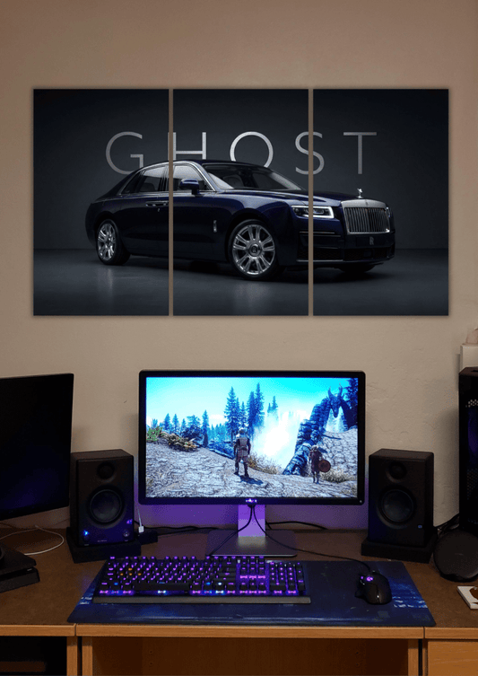 Rolls Royce Ghost | Luxury | Split Poster | 3 Piece Set - The Spectrum Stories