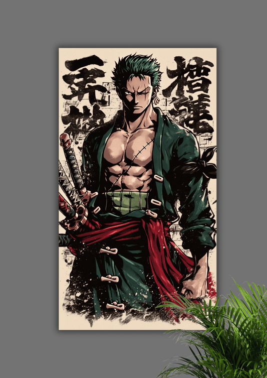 Roronoa Zoro – Premium Anime Poster - The Spectrum Stories