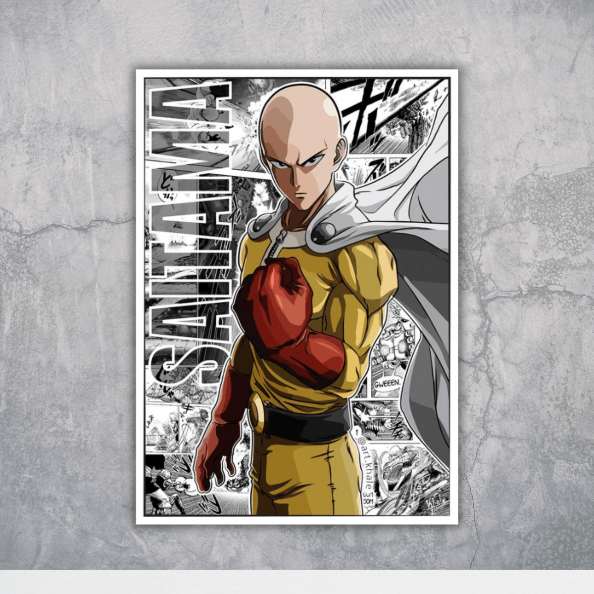Saitama – Premium Anime Poster - The Spectrum Stories