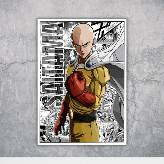 Saitama – Premium Anime Poster - The Spectrum Stories