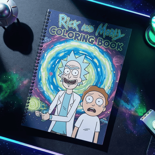 Sci - Fi Cartoon Chaos Colouring Book - The Spectrum Stories