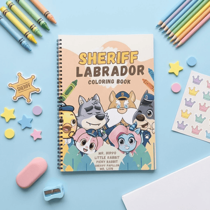 Sheriff Labrador Coloring Book - The Spectrum Stories