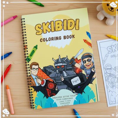 Skibidi Fun Coloring Book: Creative Activity for Kids