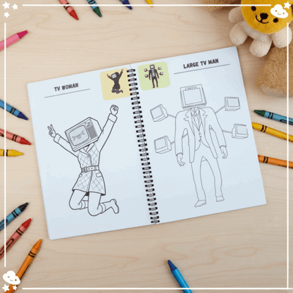 Skibidi Coloring Book - The Spectrum Stories