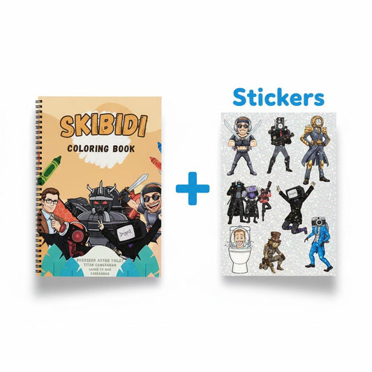 Skibidi Coloring Book - The Spectrum Stories