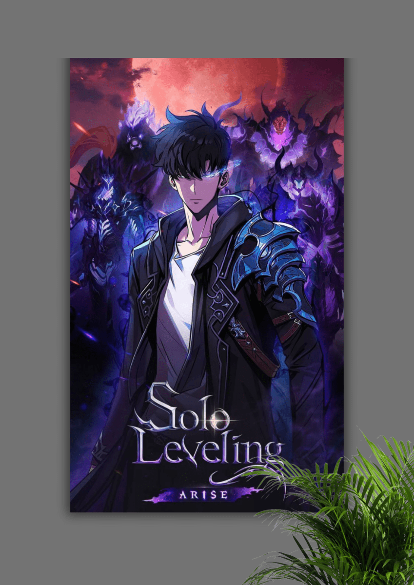 Solo Leveling – Premium Anime Poster - The Spectrum Stories