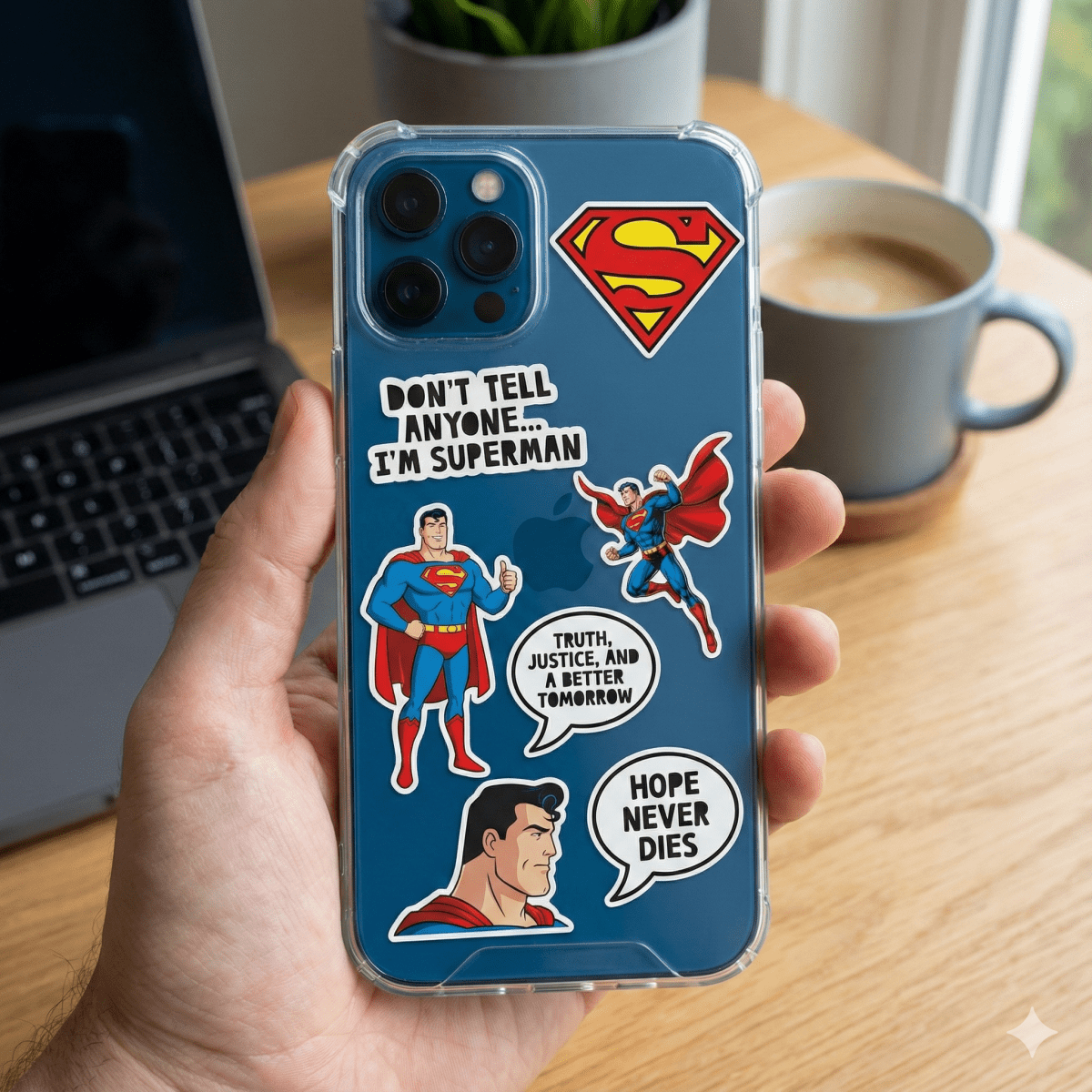 Superman stickers - The Spectrum Stories