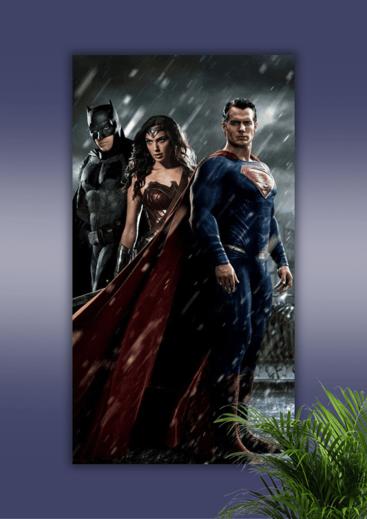 Superman, Wonder Women and Batman Trio – Premium Poster - The Spectrum Stories