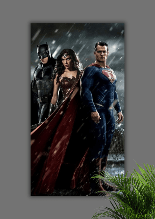 Superman, Wonder Women and Batman Trio – Premium Poster - The Spectrum Stories
