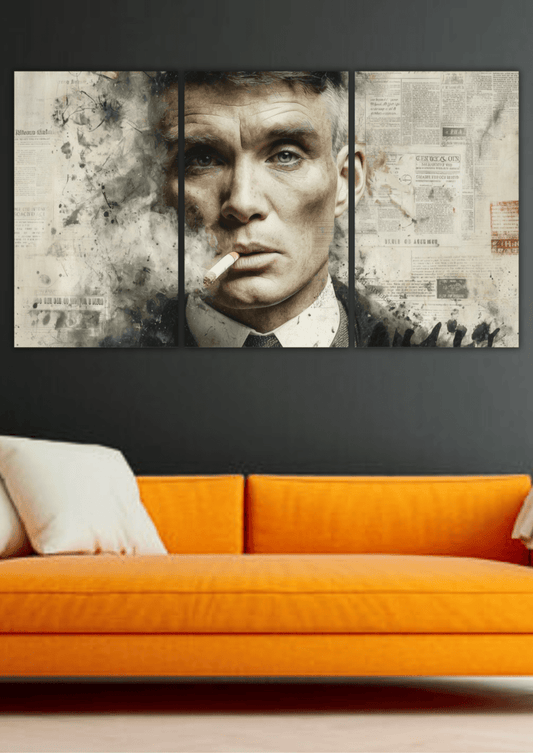 Thomas Shelby | Split Poster | 3 Piece Set - The Spectrum Stories
