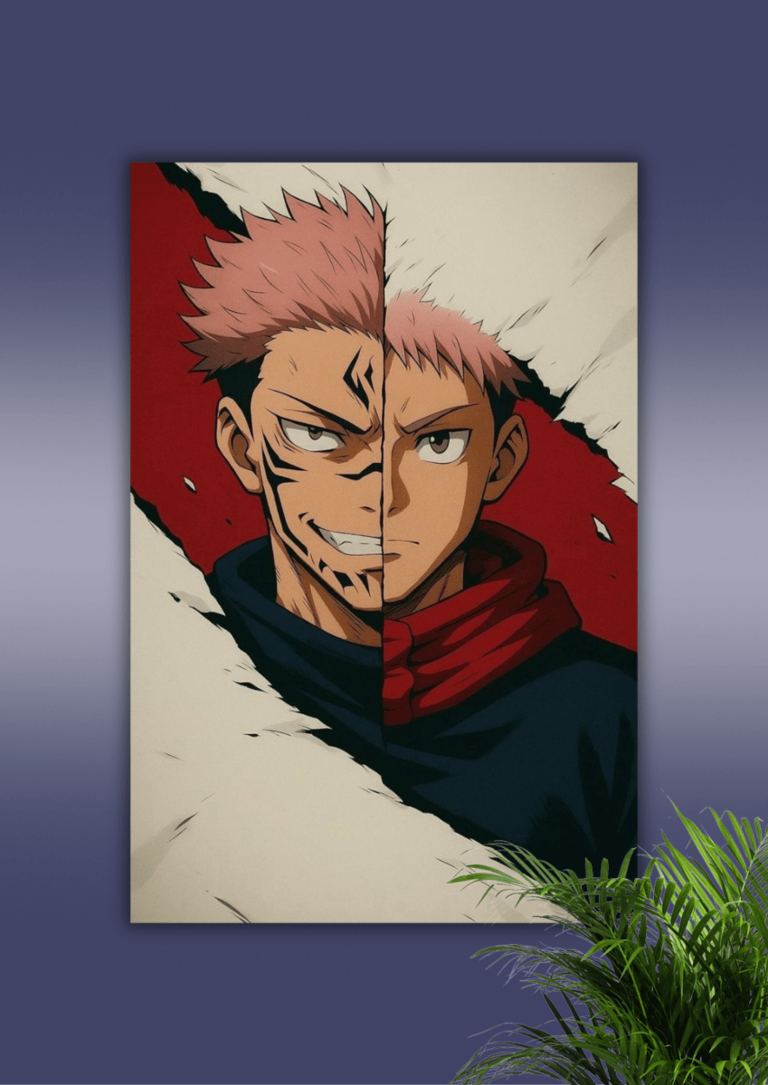 Yuji x Sukana – Premium Anime Poster - The Spectrum Stories